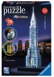 Ravensburger Chrysler épület 216 darabos 3D puzzle fénnyel Ajánlott 3-6 éves korig unisex [Cikkszám 11033]
