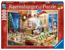 Ravensburger Puzzle 1000 db - Karácsony a konyhában Ajánlott 10-99 éves korig unisex [Cikkszám 6356]