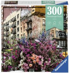 Ravensburger Puzzle 300 db - Virágok New Yorkban Ajánlott 6-10 éves korig unisex [Cikkszám 53611]