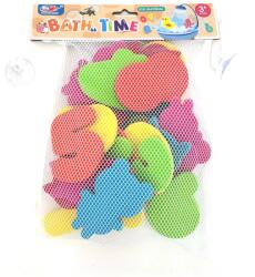 Retoys Szivacs fürdőjáték hálóban, számok és cicák, 25 db Ajánlott 3-6 éves korig unisex (11147)