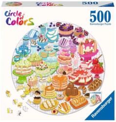 Ravensburger Puzzle kör 500 db - Desszertek Ajánlott 12-99 éves korig unisex [Cikkszám 70833]