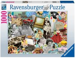 Ravensburger Puzzle 1000 db - Az 50-es évek Ajánlott 10-99 éves korig unisex [Cikkszám 99827]