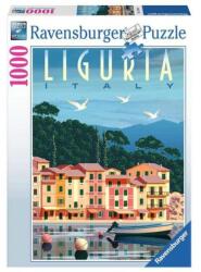 Ravensburger Puzzle 1000 db - Képeslap Liguria Ajánlott 10-99 éves korig unisex [Cikkszám 9968]