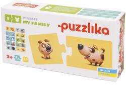 Puzzlika Állatcsalád 20 darabos XXL puzzle Ajánlott 3-6 éves korig unisex [Cikkszám 44750]