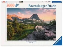 Ravensburger Puzzle 3000 db - Hegyikecske gidával Ajánlott 10-99 éves korig unisex [Cikkszám 12881]