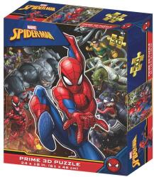 Prime 3D Pókember, 3D puzzle, 500 darabos, 61 x 46 cm-es kép, PRI-32552