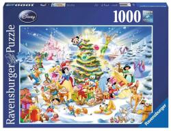 Ravensburger Puzzle 1000 db - Disney karácsony Ajánlott 10-99 éves korig unisex [Cikkszám 6366]
