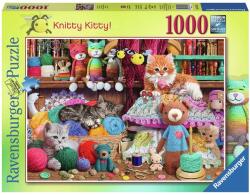 Ravensburger Puzzle 1000 db - Kötögetés cicákkal Ajánlott 10-99 éves korig unisex [Cikkszám 6179]