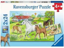 Ravensburger Puzzle 2x24 db - Lófarm Ajánlott 4-6 éves korig unisex [Cikkszám 3804]