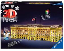 Ravensburger Buckingham palota fénnyel 216 darabos 3D puzzle Ajánlott 12-99 éves korig unisex [Cikkszám 68363]