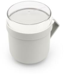 Brabantia Vas pentru prânz MAKE & TAKE, 600 ml, gri deschis, Brabantia (BRAB203848)
