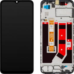 OPPO Piese si componente Display cu Touchscreen Oppo A18 / A38, cu Rama, Negru, Service Pack 621029000099 (621029000173) - pcone
