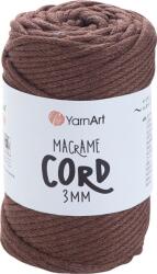 Yarn Art Macrame Cord 3 mm 85 m 769 Brown Șnur (Macrame Cord 3 mm 769)