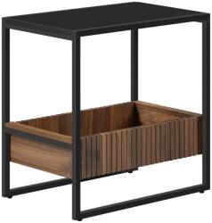Autronic Măsuță auxiliară E1082 BK, negru Masa de cafea