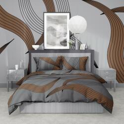 Stanex Lenjerie de pat din satin Gold Ribbon, 140x 220 cm, 70 x 90 cm, 140 x 220 cm, 70 x 90 cm Lenjerie de pat