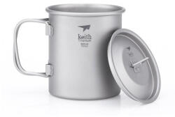 Keith Titanium Single-Wall Tit. Mug 300 ml bögrék-csészék szürke
