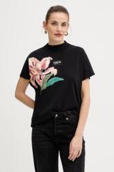 Guess pamut póló LILY fekete, W5BI16 I3Z14 - fekete M