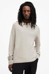 AllSaints gyapjúkeverék pulóver STATTEN - bézs XL