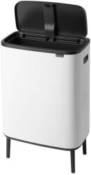Brabantia Бяло стоманено кошче за боклук, отваряне с докосване 60 l Bo Touch Bin Hi - Brabantia (130205)
