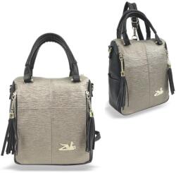 ZELLIA Női Hátizsák 24122 Fekete-Bronz - Groove - (ZLK-24122-14337819)