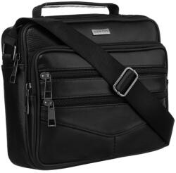 ZELLIA Rovicky Férfi Bőr Oldaltáska R-13204-M-3877 Black - Fekete (ZLK-r13204m3877-blac-74011537)