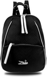 ZELLIA Női Hátizsák 24045 Fekete Crown - Ezüst K. - (ZLK-24045-86718158)
