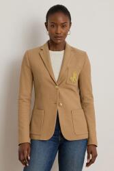 Lauren Ralph Lauren zakó bézs, sima, egysoros gombolású, 200797305 - bézs XL