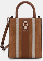 Guess bőr táska ERENIA - barna Univerzális méret