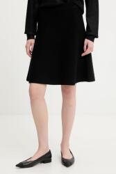 United Colors of Benetton szoknya fekete, mini, harang alakú, 17Q3D001X - fekete L