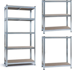  Salgó polc, 5 szintes 180x90x40cm, horganyzott