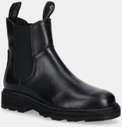 Gant bőr bokacsizma Wootlynne fekete, lapos talpú, 31551081 - fekete Női 38