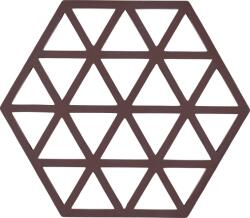 Zone Denmark Suport pentru vase fierbinți Triangles, maro închis (36559)