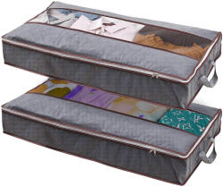  Nagy kapacitású, helytakarékos ruhatároló táska, 100 L - 2 db (HK-02)