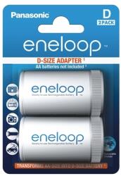 Panasonic Eneloop adapter R6 AA elemekhez R20 2 db BQ-BS1E/2E (BQ-BS1E/2E)