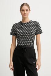 Guess pamut póló RHOMBUS fekete, V5BI14 I3Z14 - fekete XS