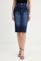 Guess farmer szoknya RILEY sötétkék, midi, ceruza fazonú, W5BD1T D0791 - sötétkék 32