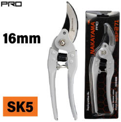 NAKAYAMA metszőolló, mellévágó 200mm, vágási átmérő 16mm (SSF271)