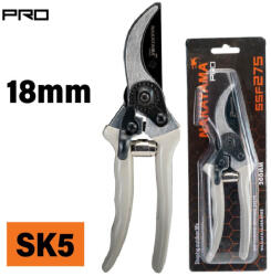 NAKAYAMA alumínium metszőolló 200mm, vágási átmérő 18mm (SSF275)