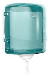 Tork Kéztörlő adagoló, belsőmag-adagolás, laponkénti, M4 rendszer, Performance, TORK "Reflex", fehér/türkiz (KHH397) - tintasziget