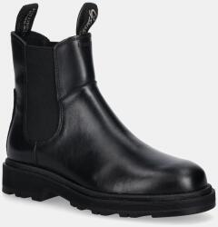 Gant bőr bokacsizma Wootlynne fekete, lapos talpú, 31551081 - fekete Női 40
