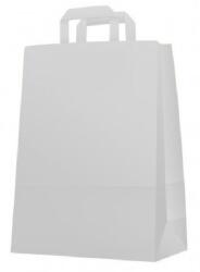  Papírtáska szalagfüles 260x120x350 mm fehér (102635F) - tonerpiac