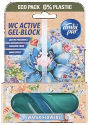 Ambi Pur Aktiv Wc Gel Block 45. Gr Water Flowers
