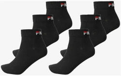Fila Quarter zokni 6 db Unisex fekete 39-42 fekete