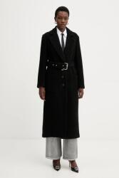 PINKO kabát gyapjúkeverékből - fekete 38