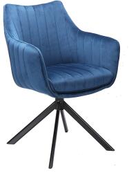 SIGNAL MEBLE Szék AZALIA VELVET | sötétkék (AZALIAVCG)
