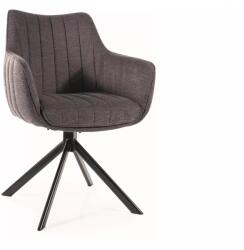 SIGNAL MEBLE Szék AZALIA BREGO | sötétszürke (AZALIABRCCSZ)