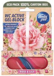 Ambi Pur Aktiv Wg Gel Block 45. Gr Rose And Lily