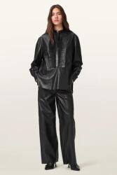 AllSaints bőrnadrág ASH - fekete 34
