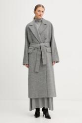 HUGO BOSS baba gyapjúkeverék pulóver - szürke 40 - answear - 249 990 Ft