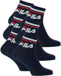 Fila Quarter zokni 6 db sötétkék 43-46 kék|vörös